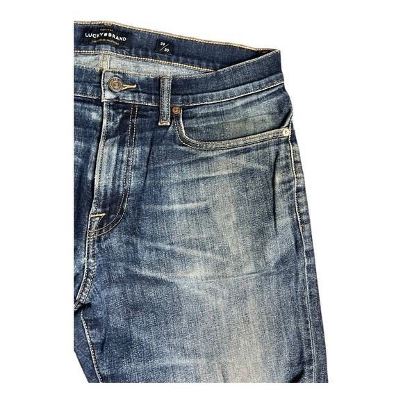 Lucky Brand Men’s Jeans 121 Slim 33 x 30 Holey Distressed Grunge Pants - Picture 4 of 9